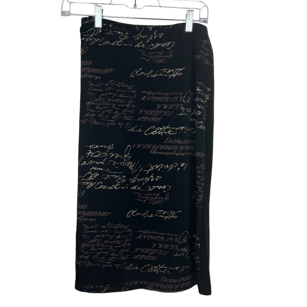 Join Me Black Glitter Skirt and Top Set Large - Picture 10 of 16
